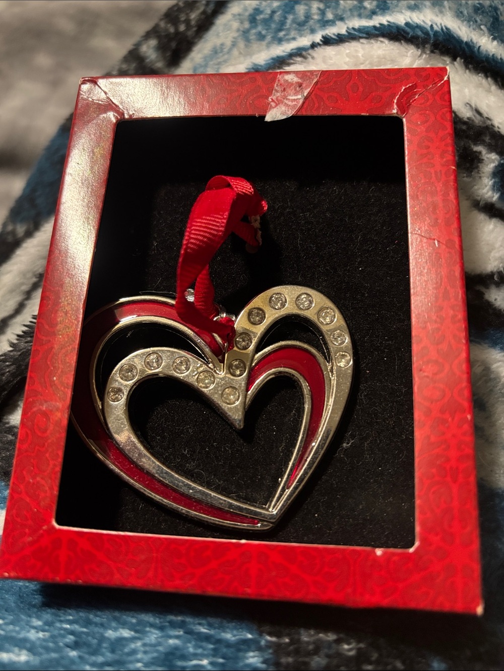 St. Nicholas Square Red Decorative Gift/Ornament Box